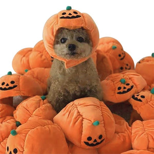 Cute Pet  Halloween Festival Dress Up Pumpkin Hat  Cheap Pet Accessories Caps For Dogs Hats Pets Funny Costume Cosplay Pet Dog H